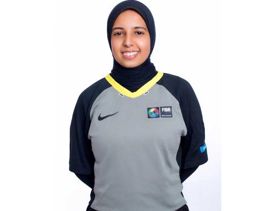سارة جمال المهندسة أول حكم دولي مححبة في كرة السلة سارة جمال المهندسة أول حكم دولي مححبة في كرة السلة